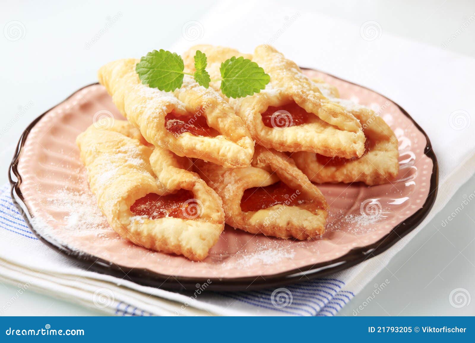 Jam pastries stock image. Image of closeup, dessert, snack 21793205
