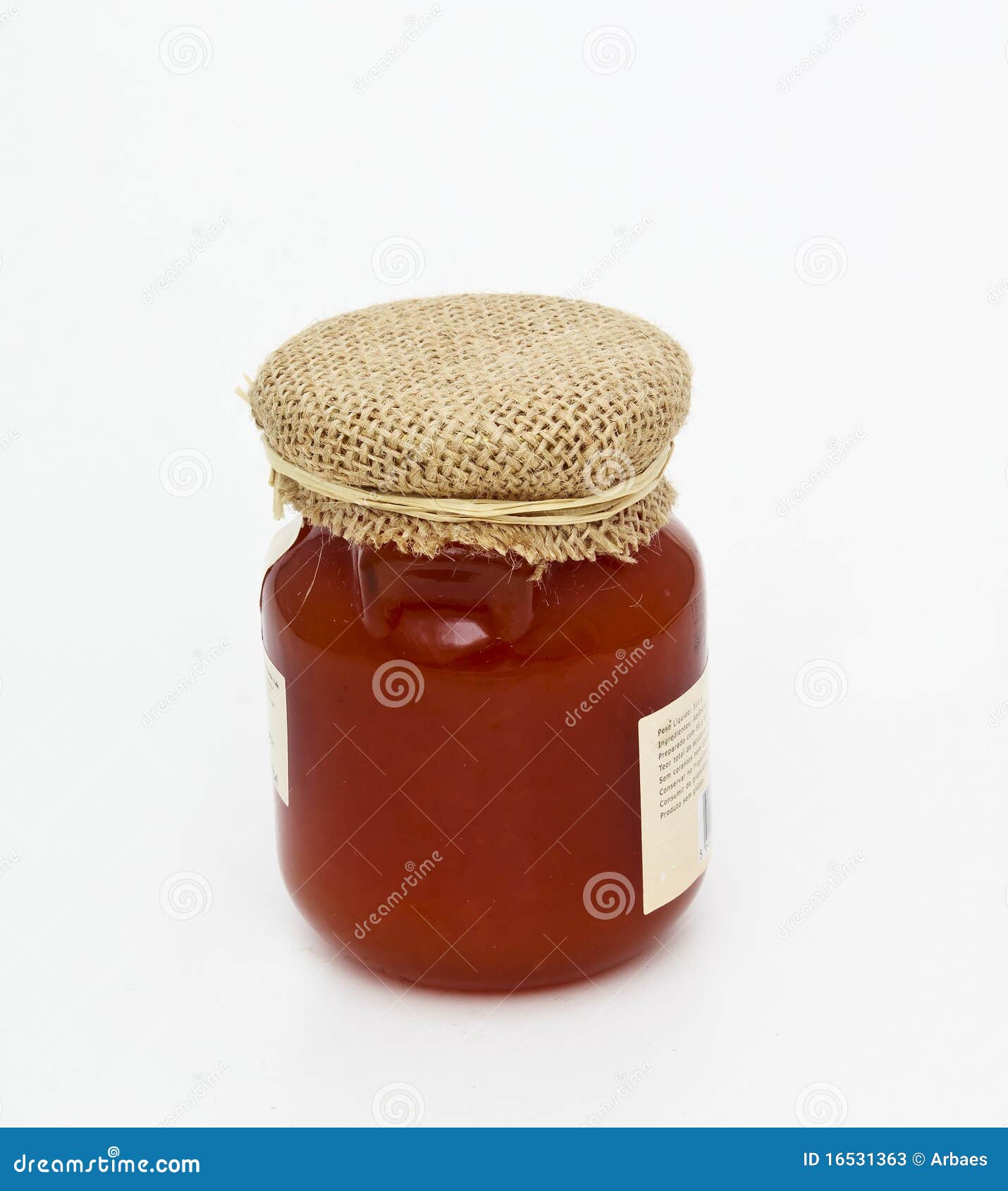 Jam pot stock image. Image of home, homemade, empty, jelly 16531363