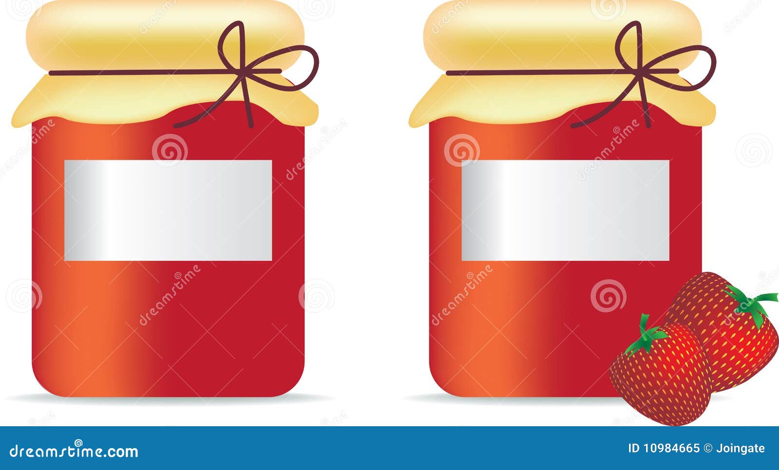 Jam pots stock vector. Illustration of tradtional, spread 10984665