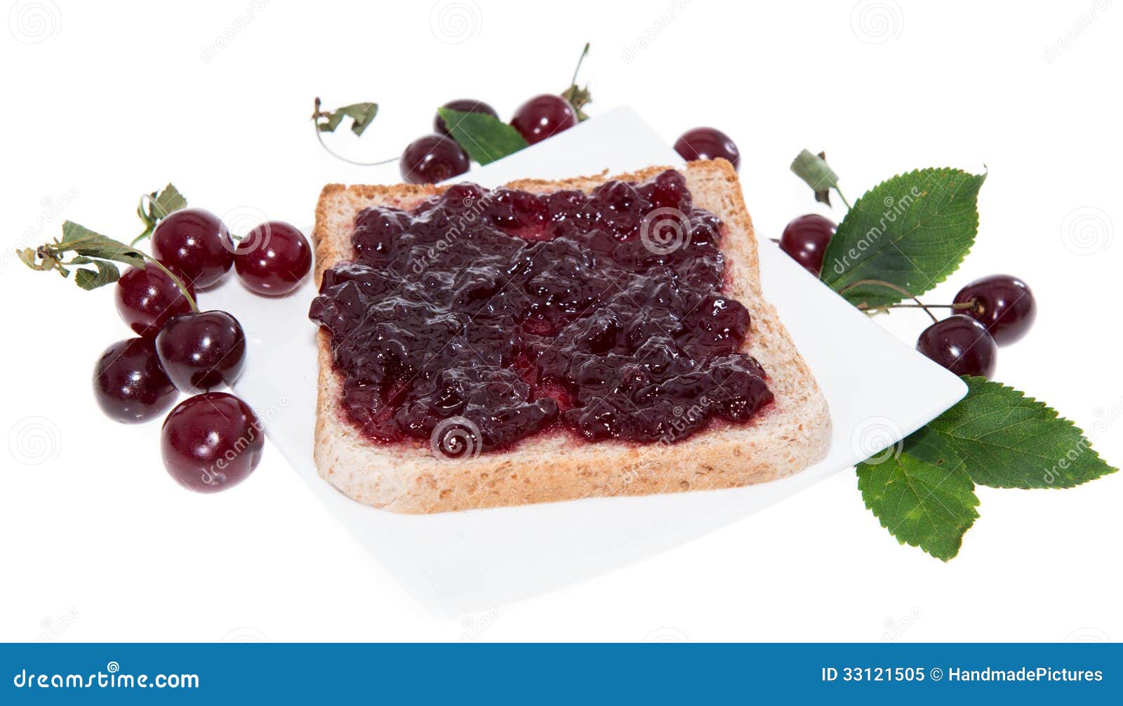 Jam Sandwich Isolated on White Stock Image Image of juicy, fresh