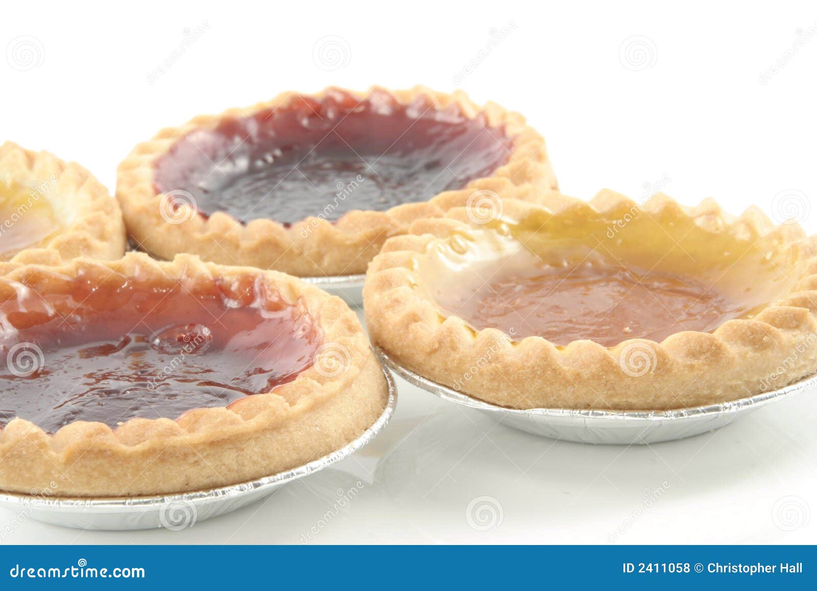 Jam Tart stock photo. Image of close, biscuit, fattening 2411058