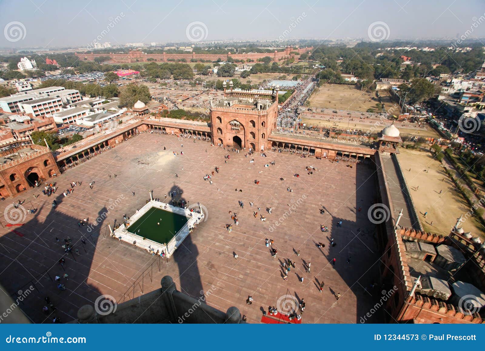 Jama Masjid Mosque stock image. Image of city, poor, hindi 12344573