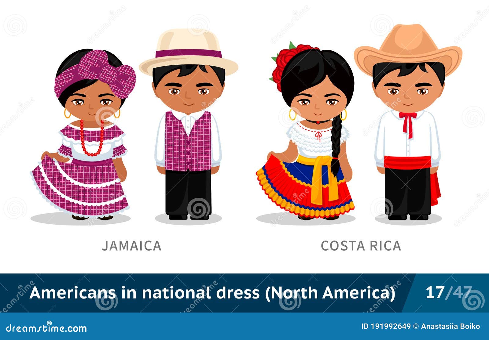 Jamaica Costa Rica. Hombres Y Mujeres Vestidos Con Traje Nacional. Grupo De Personas Con Ropa étnica. Ilustración del Vector - Ilustración de jamaicano, diferente: 191992649 Jamaica Costa Rica. Hombres Y Mujeres Vestidos Con Traje Nacional. Grupo De Personas Con Ropa étnica. Ilustración del Vector - Ilustración de jamaicano, diferente: 191992649