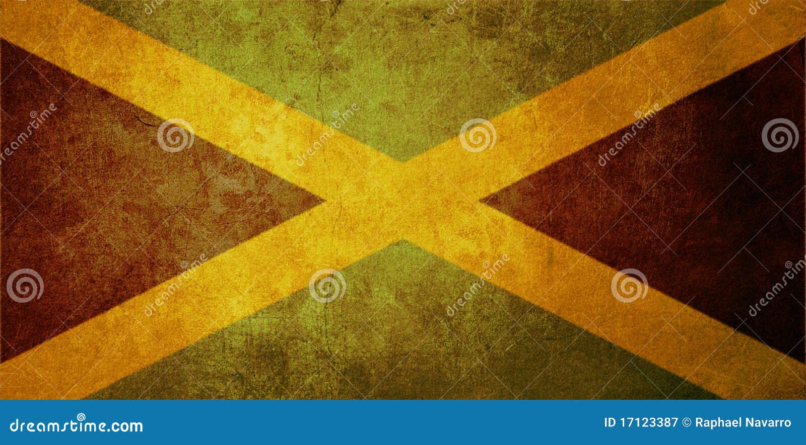 Jamaica flag stock illustration. Illustration of scarify 17123387