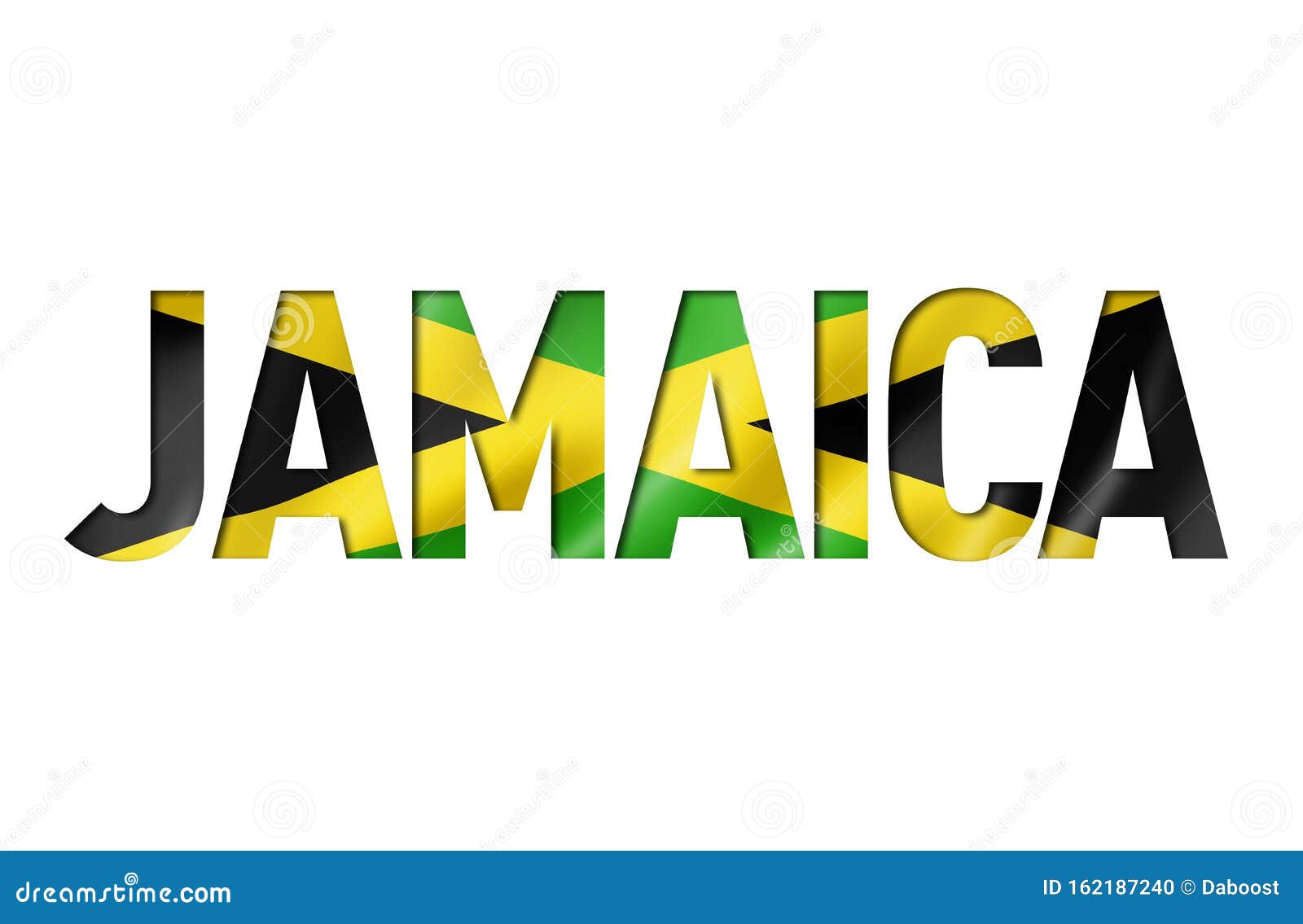 jamaican flag text font