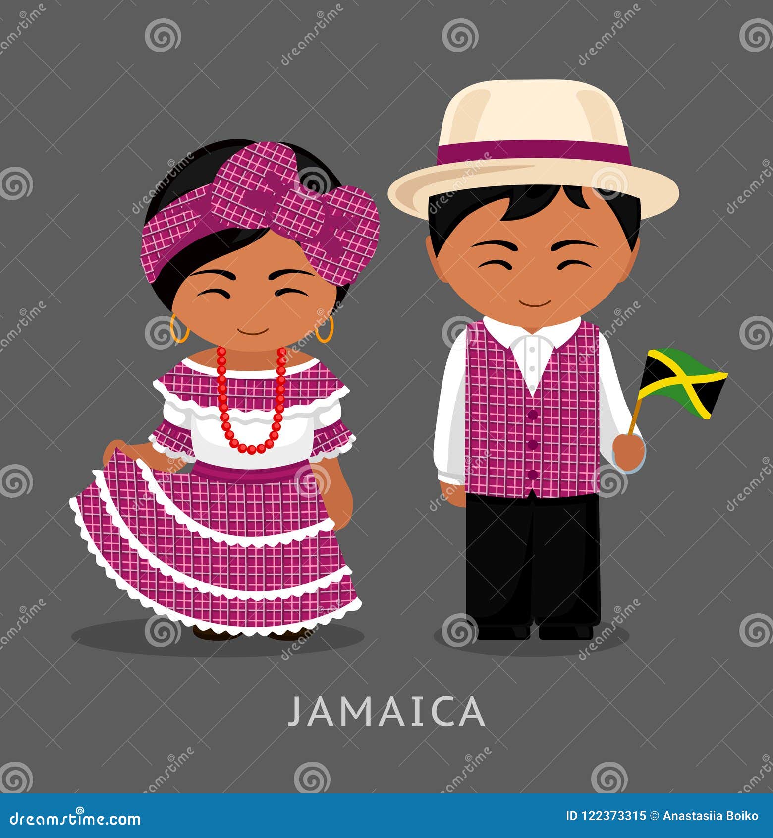 Jamaicans En Vestido Nacional Con Una Bandera Ilustración del Vector - Ilustración de europeo, hembra: 122373315 Jamaicans En Vestido Nacional Con Una Bandera Ilustración del Vector - Ilustración de europeo, hembra: 122373315