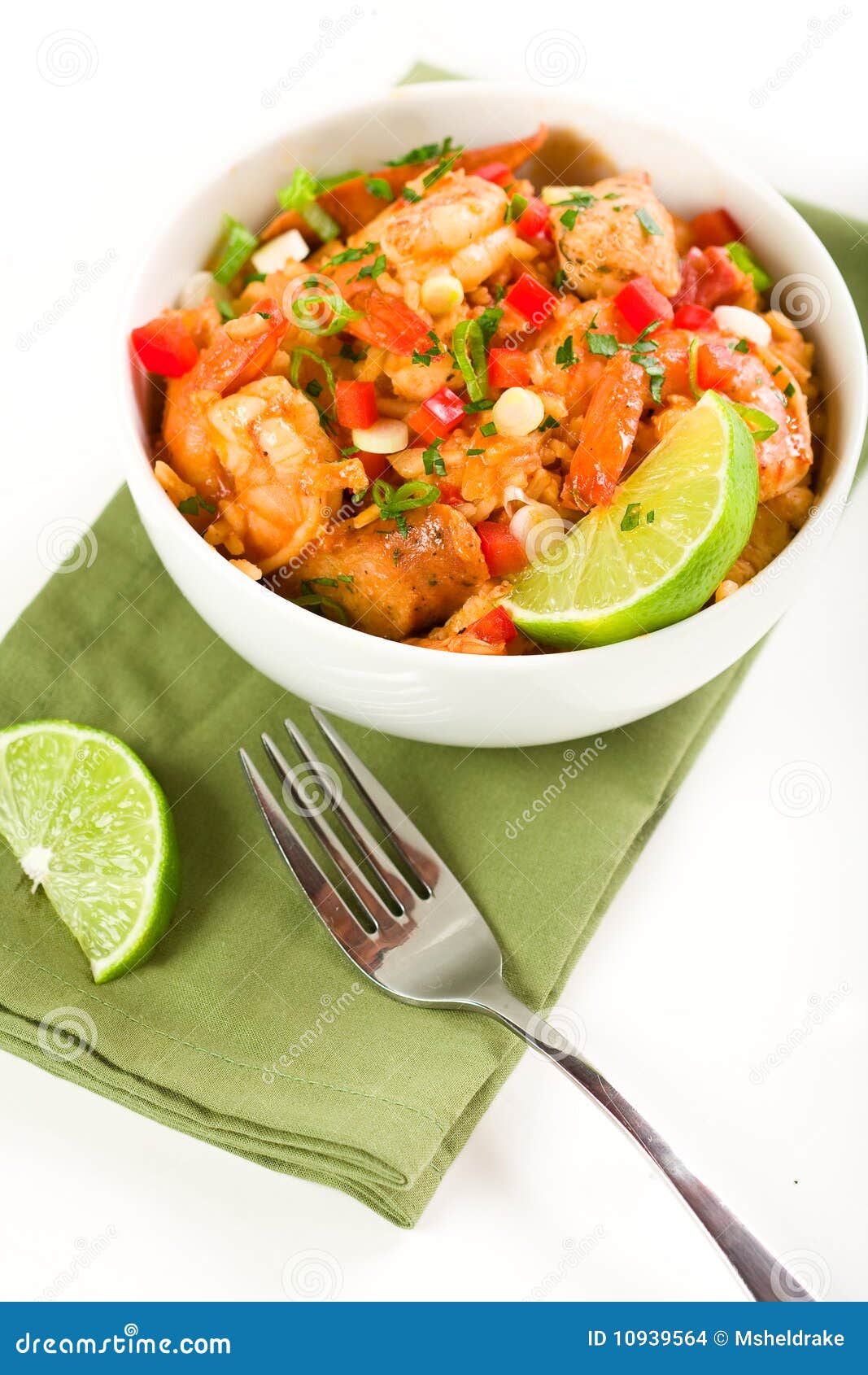 Jambalaya stock photo. Image of seafood, stew, sausage 10939564