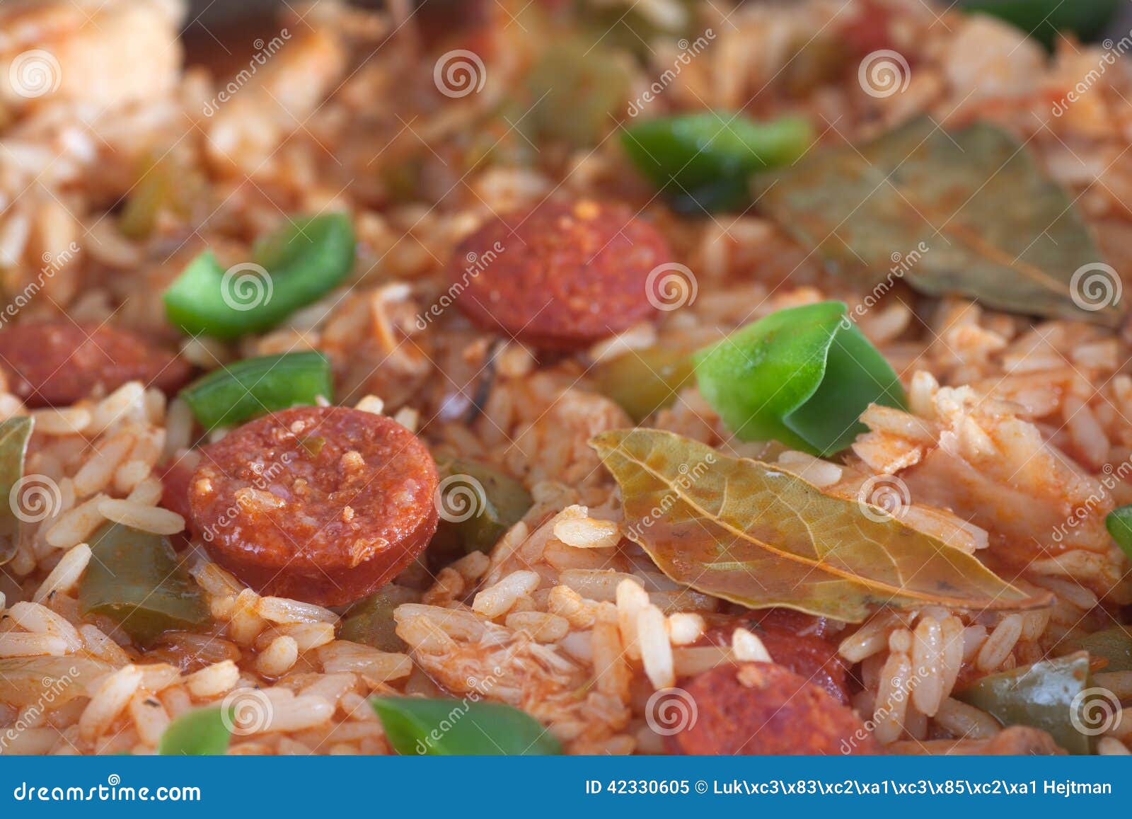 Jambalaya stock image. Image of cutlery, jambalaya, louisiana 42330605