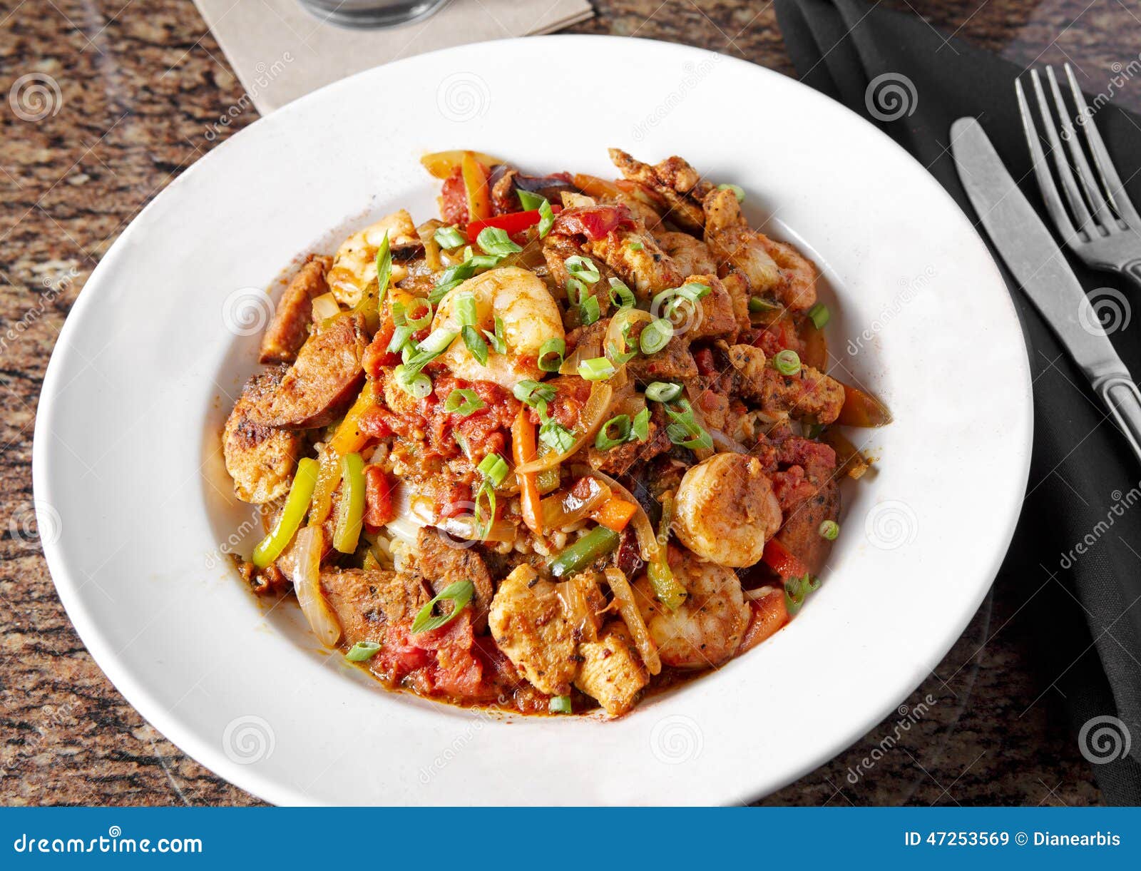 Jambalaya stock image. Image of cultural, shrimp, restaurant 47253569