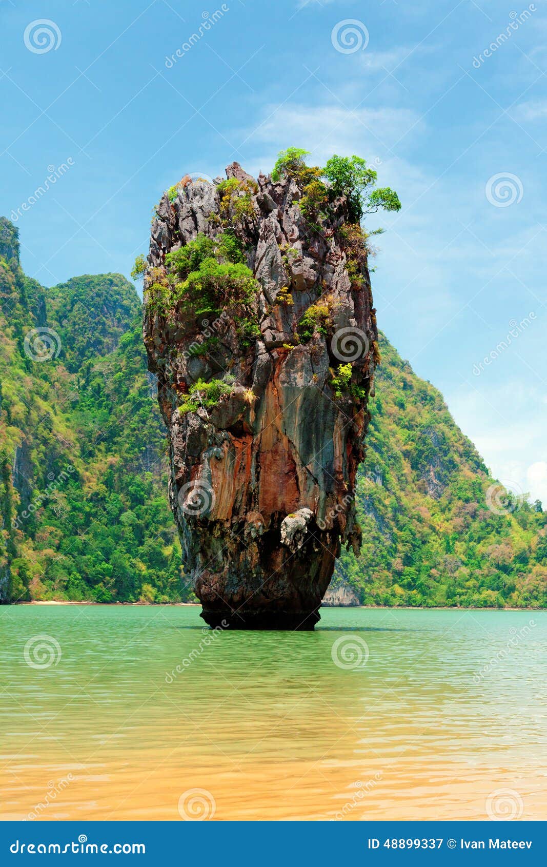 Formindske Følg os Skaldet James Bond Island, Thailand Stock Image - Image of island, andaman: 48899337