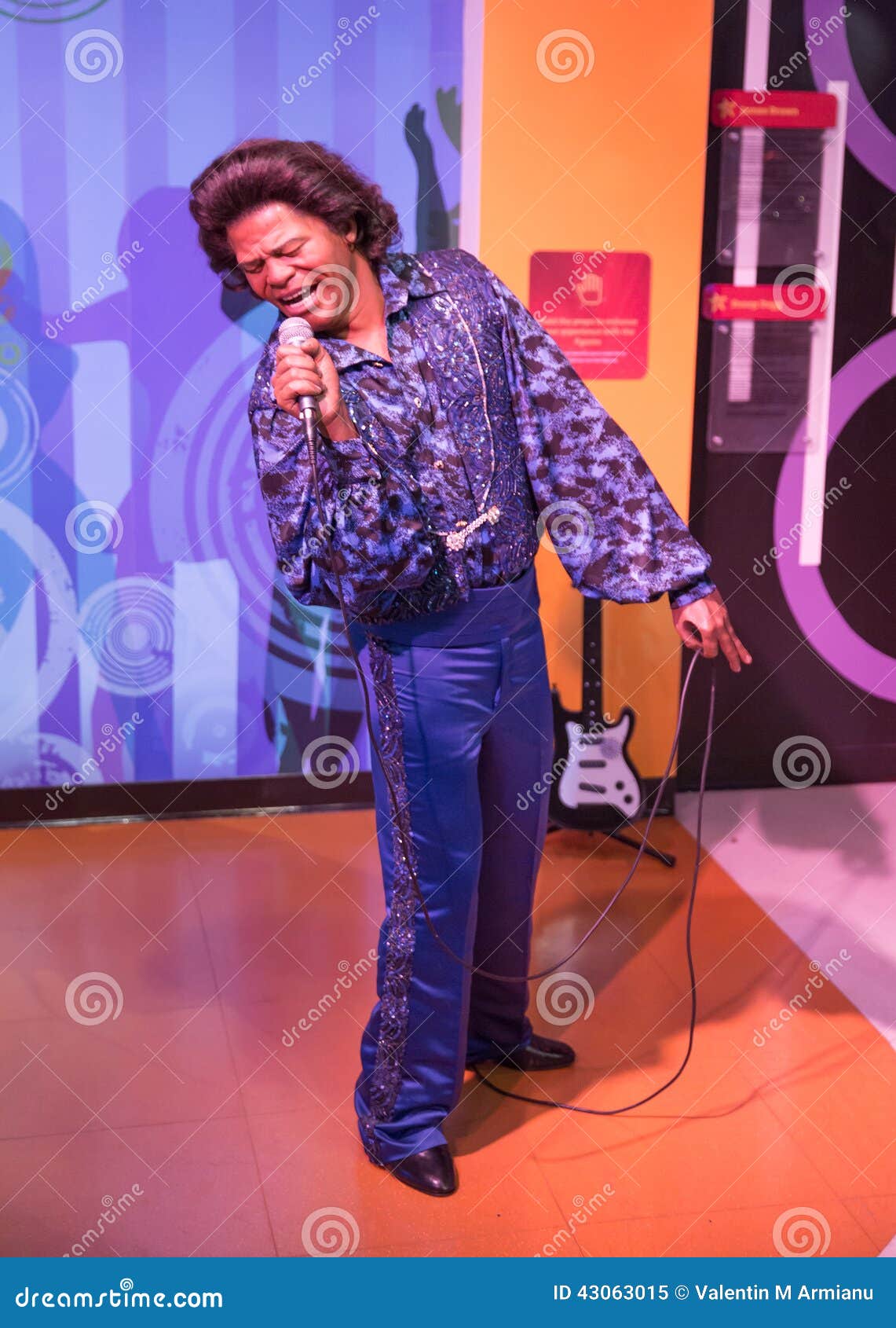 James Brown redaktionelles bild. Bild von wachs, braun 43063015