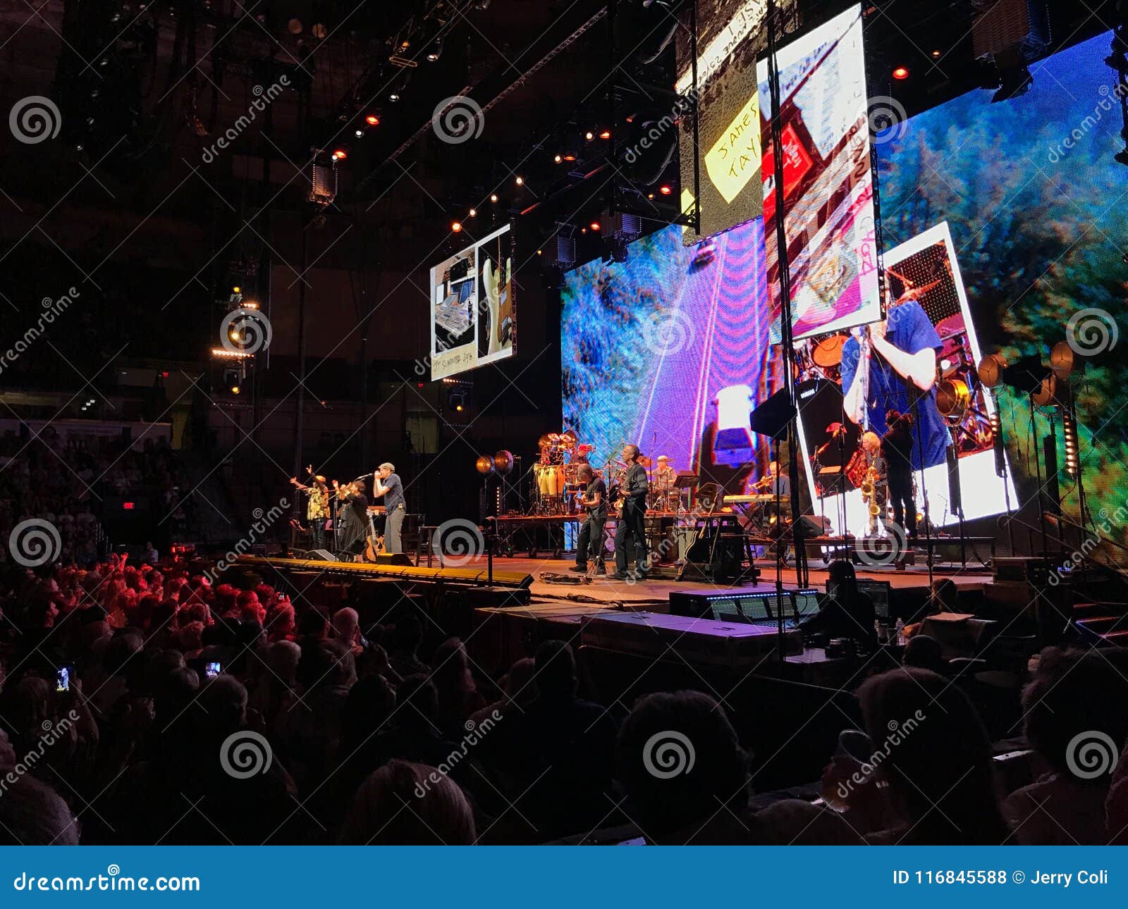 James Taylor and His AllStar Band Editorial Stock Photo Image of