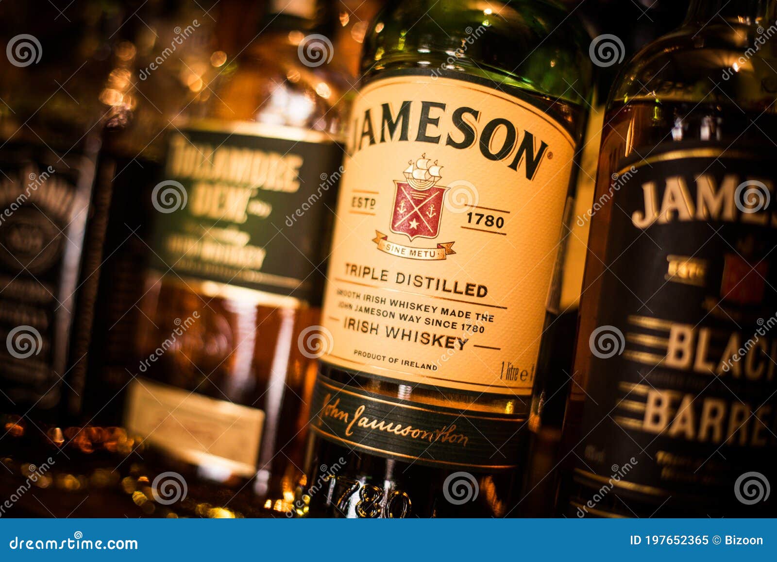Jameson Irish Whiskey Bottle Editorial Image Image Of Premium Object 197652365