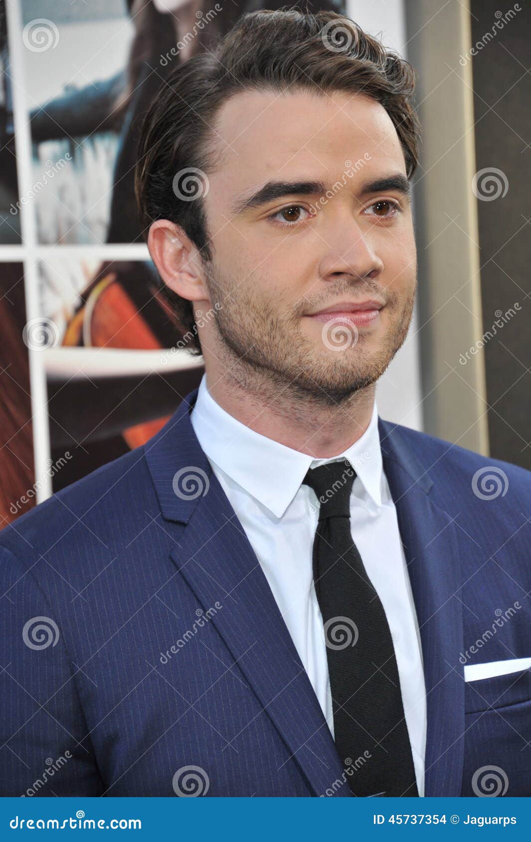 Jamie Blackley editorial stock image. Image of stubble - 45737354