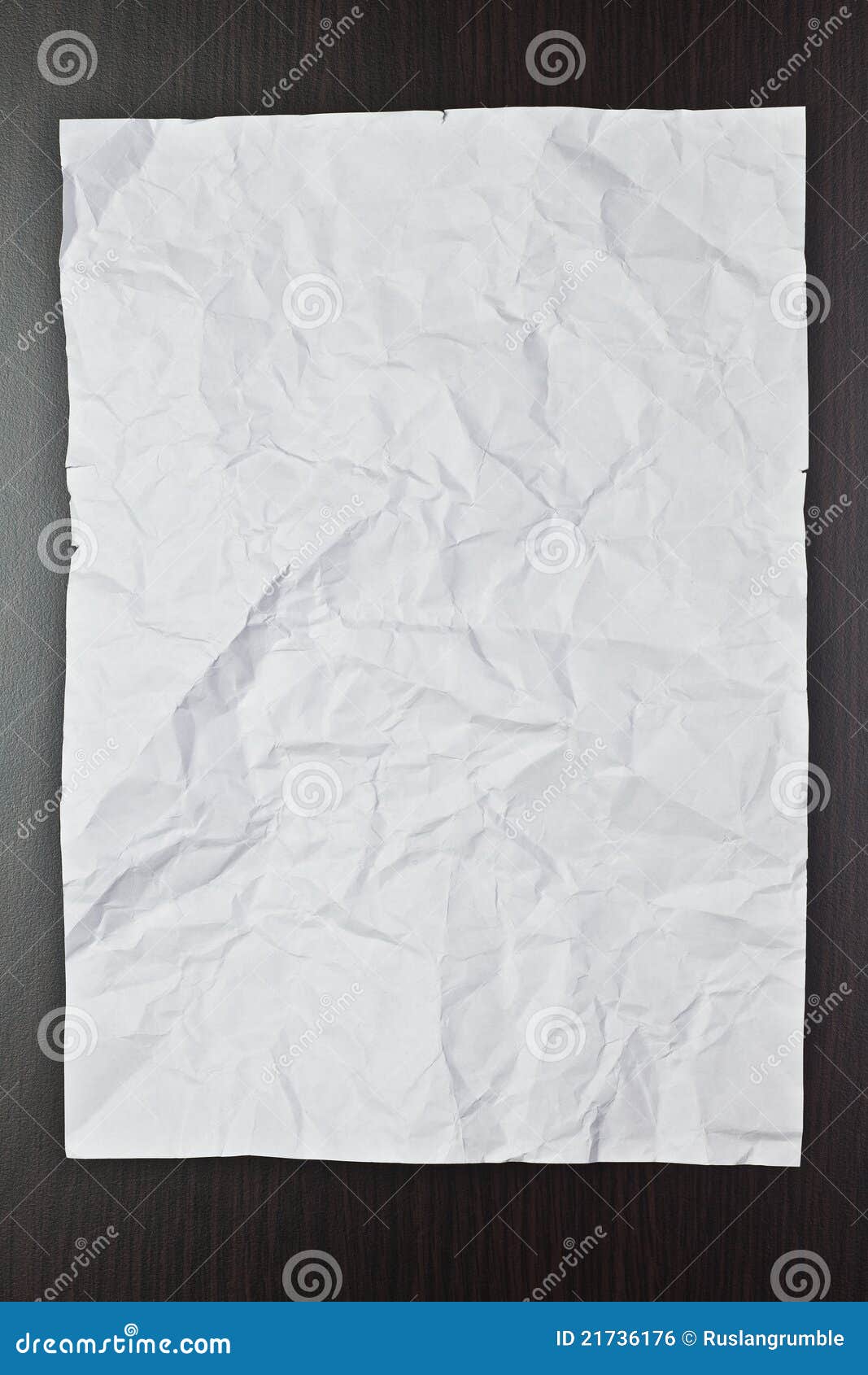 jammed sheet of paper on the table