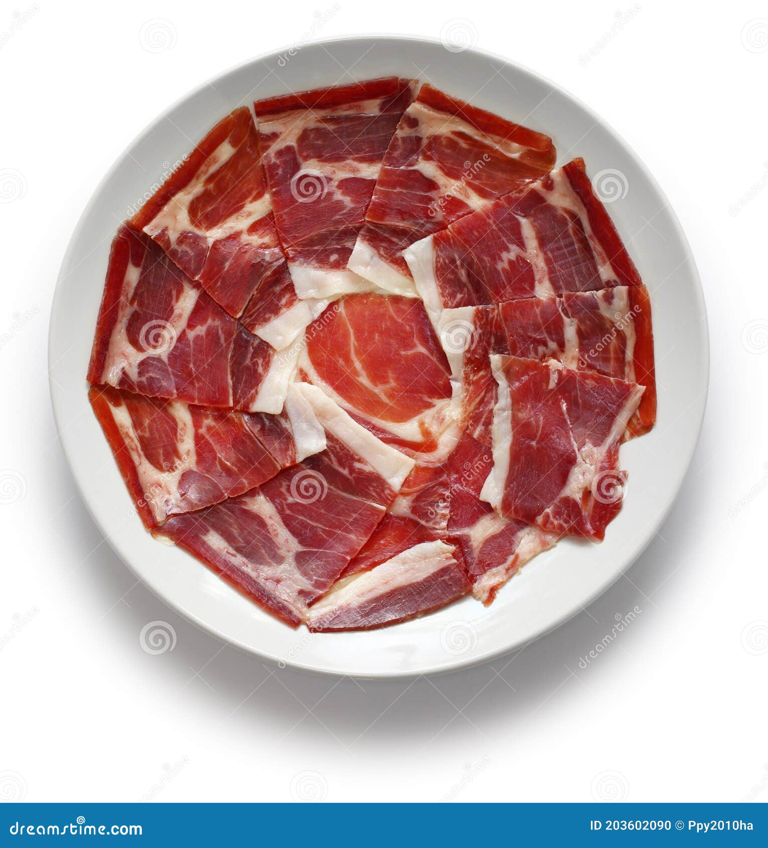jamon iberico, spanish dry cured ham