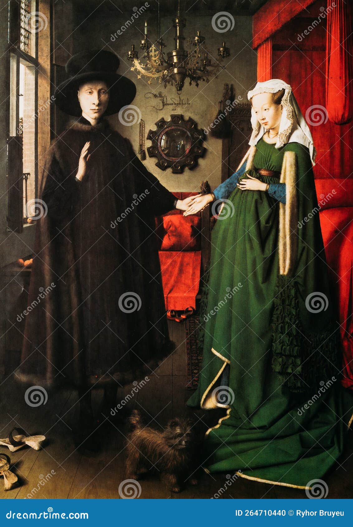 Jan Van Eyck, The Arnolfini Portrait Or The Portrait Of Giovanni ...