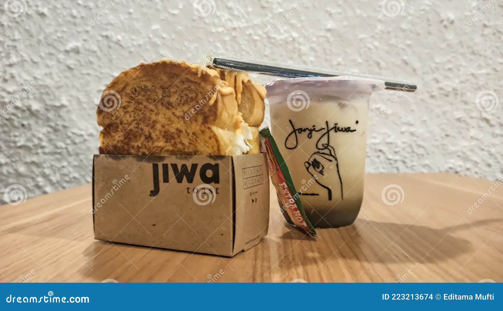 Janji Jiwa & Jiwa Toast Editorial Stock Image Image of drink, brown