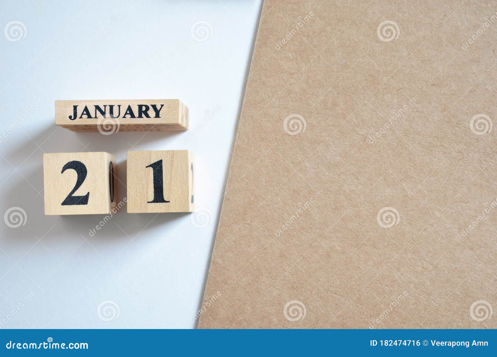 january 21, cover  with number cube.