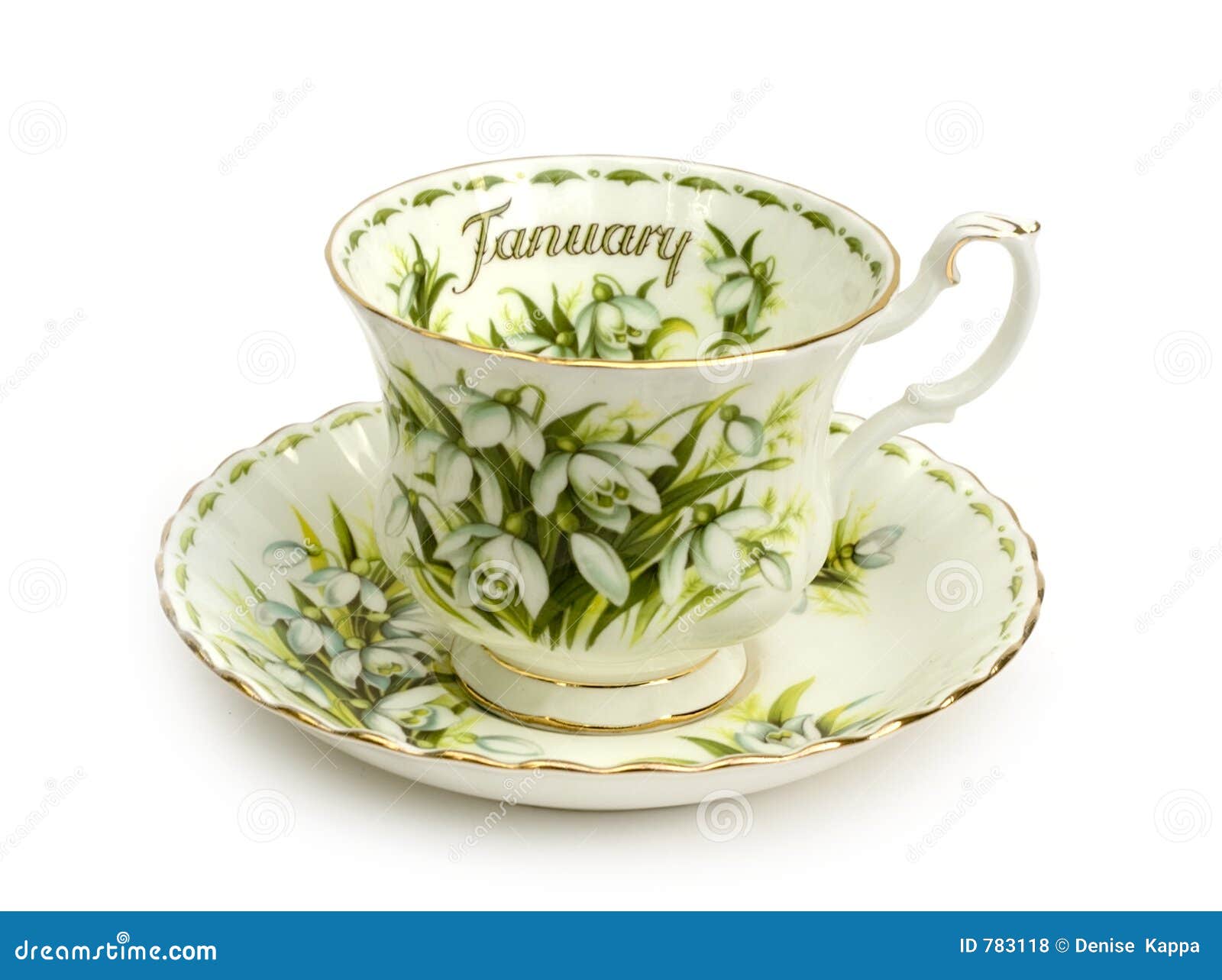 january cup and saucer