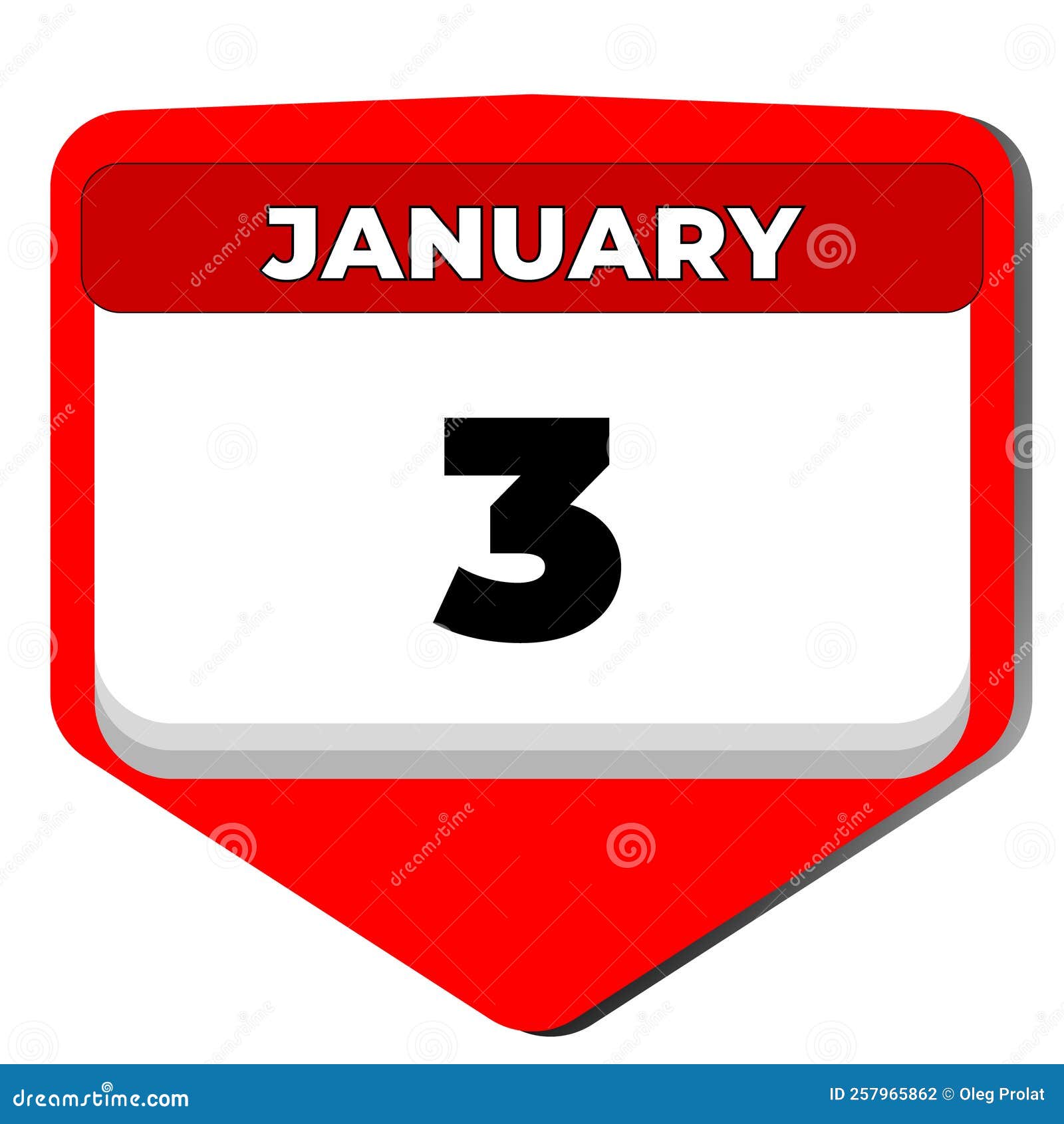 3 January Vector Icon Calendar Day 3 Date Of January Third Day Of fuchsia-wedding-color-ideas-with-rose-gold-wedding-accents