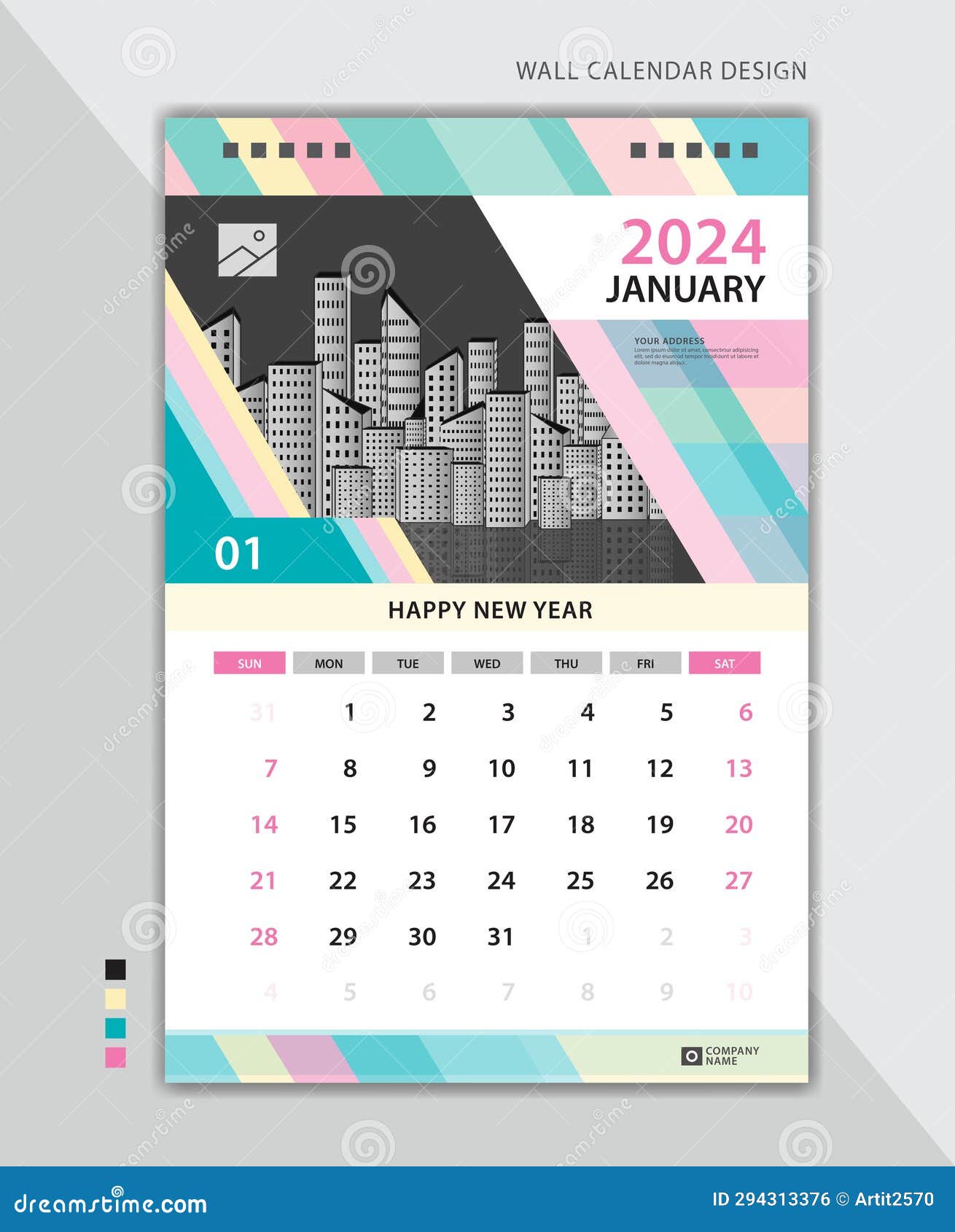 Calendrier Mensuel De Janvier 2025 Vecteur PNG , Calendrier