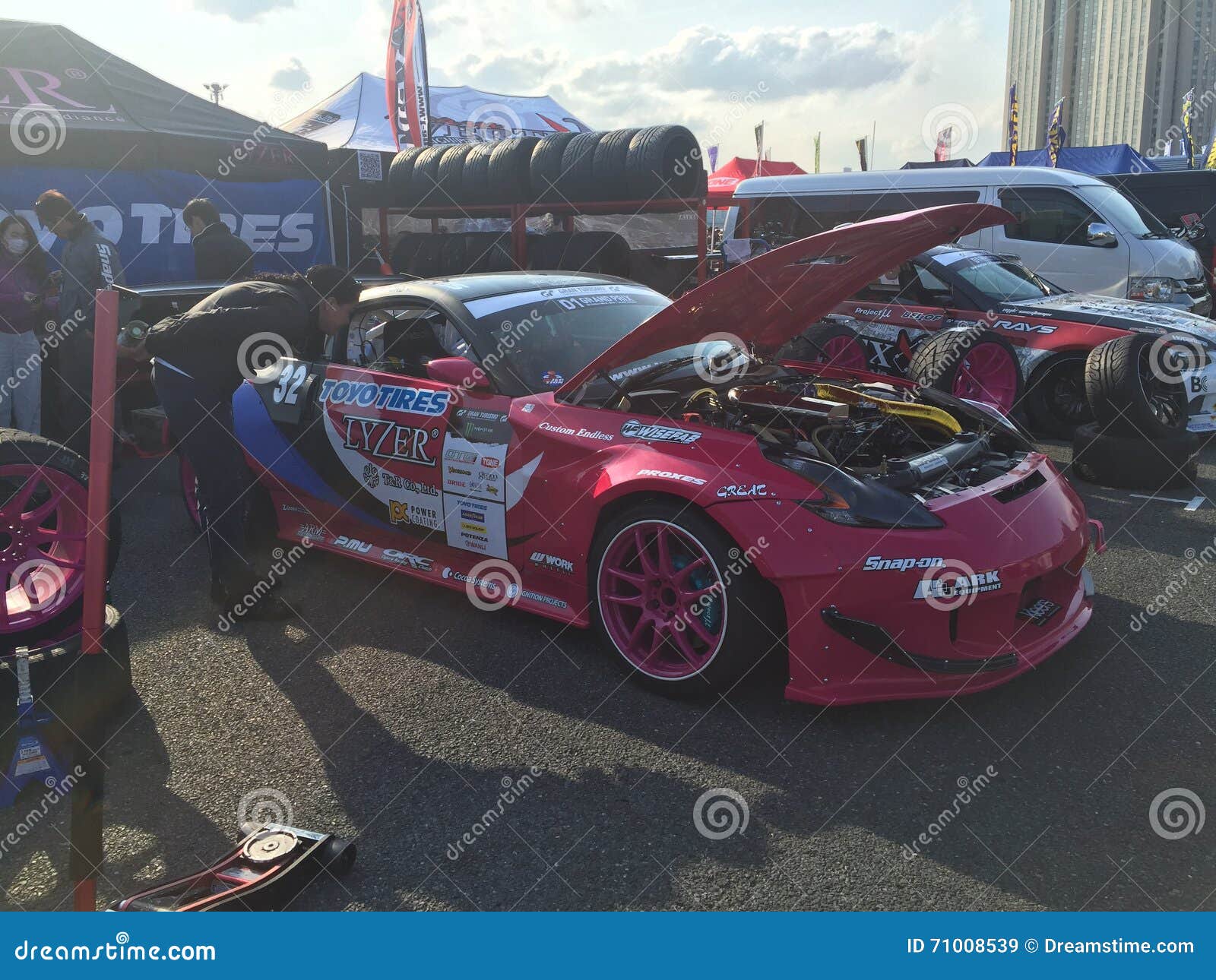 Japan drifting car editorial stock image. Image of race 71008539