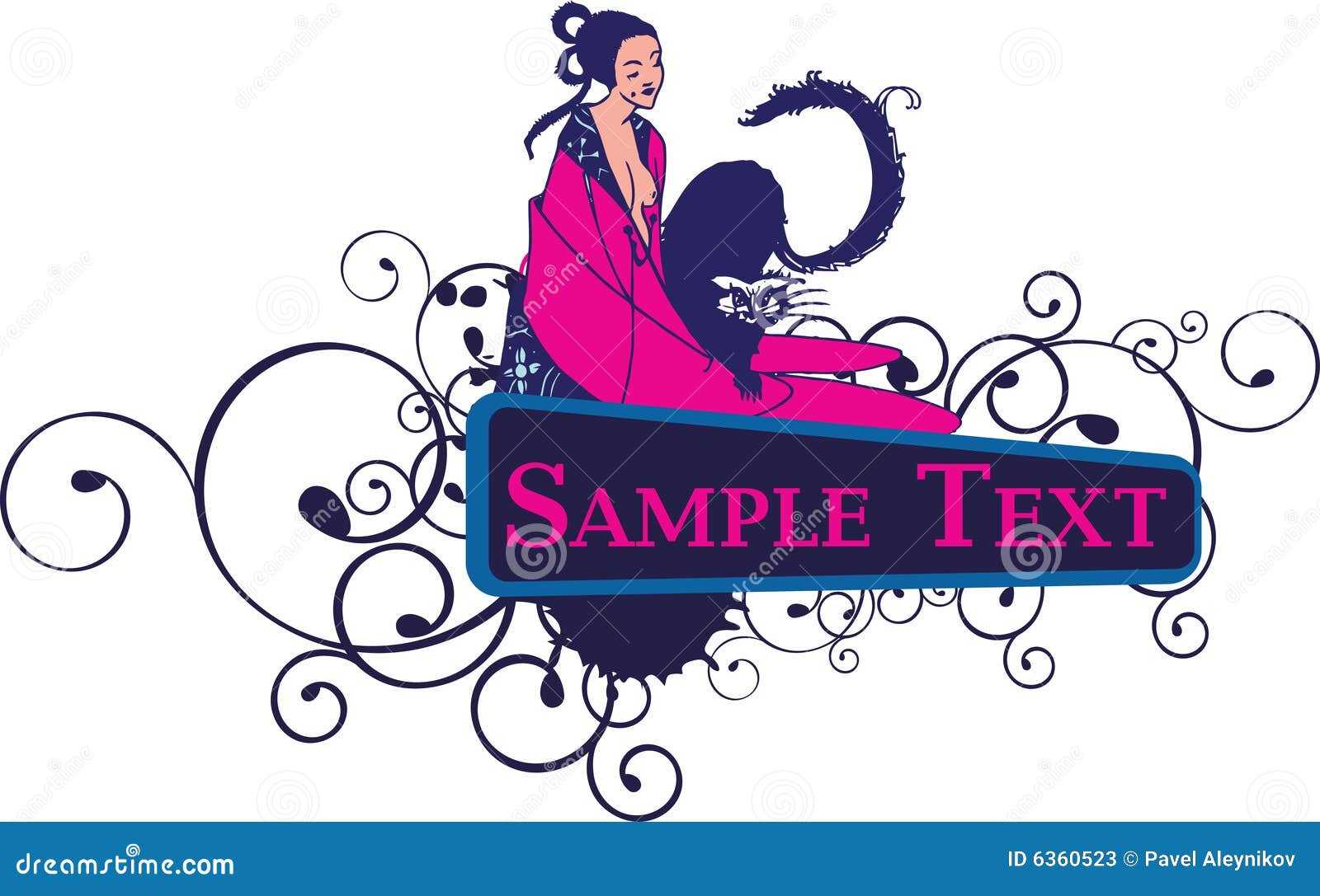 Japan girl stock vector. Illustration of icon, ethnicities 6360523