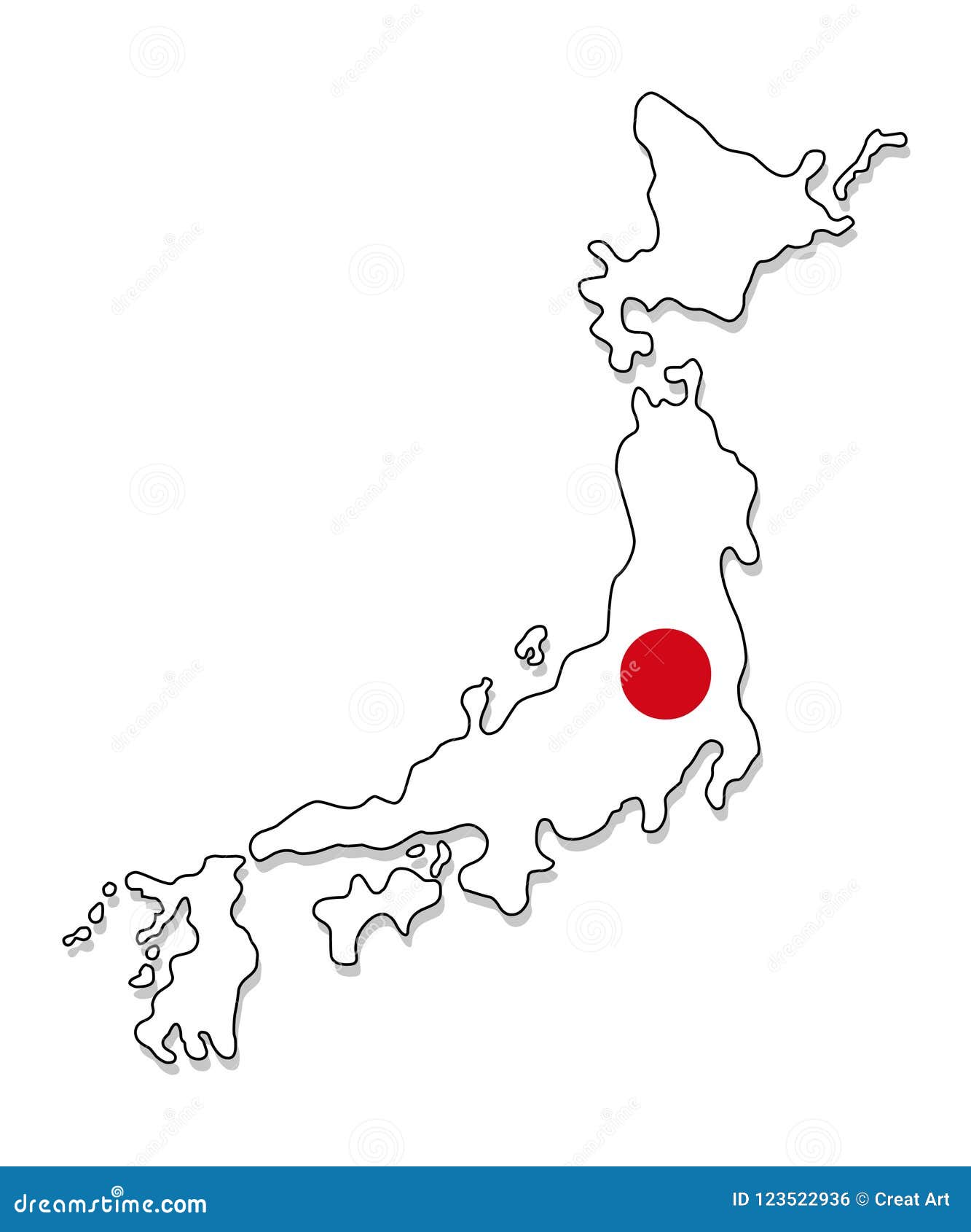 Illustrative Map of Japan