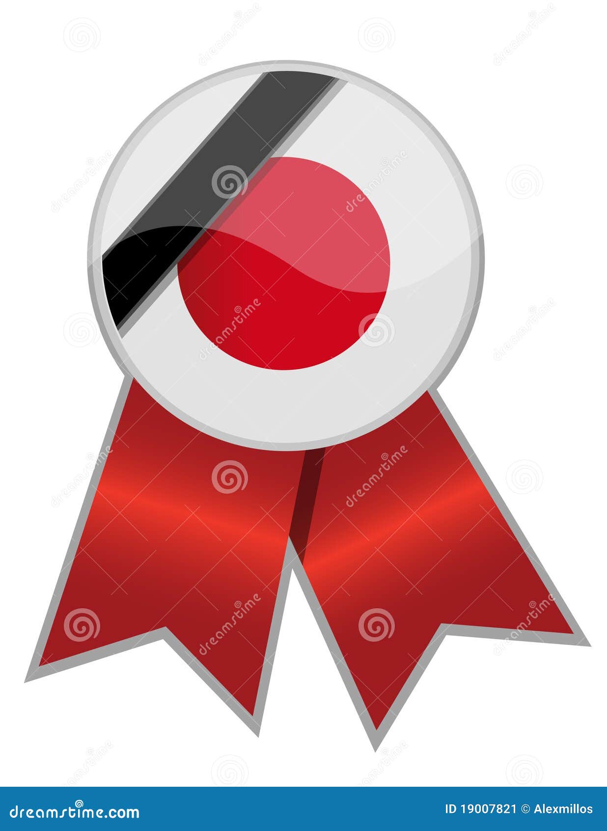 Japan ribbon stock vector. Illustration of national, disaster 19007821