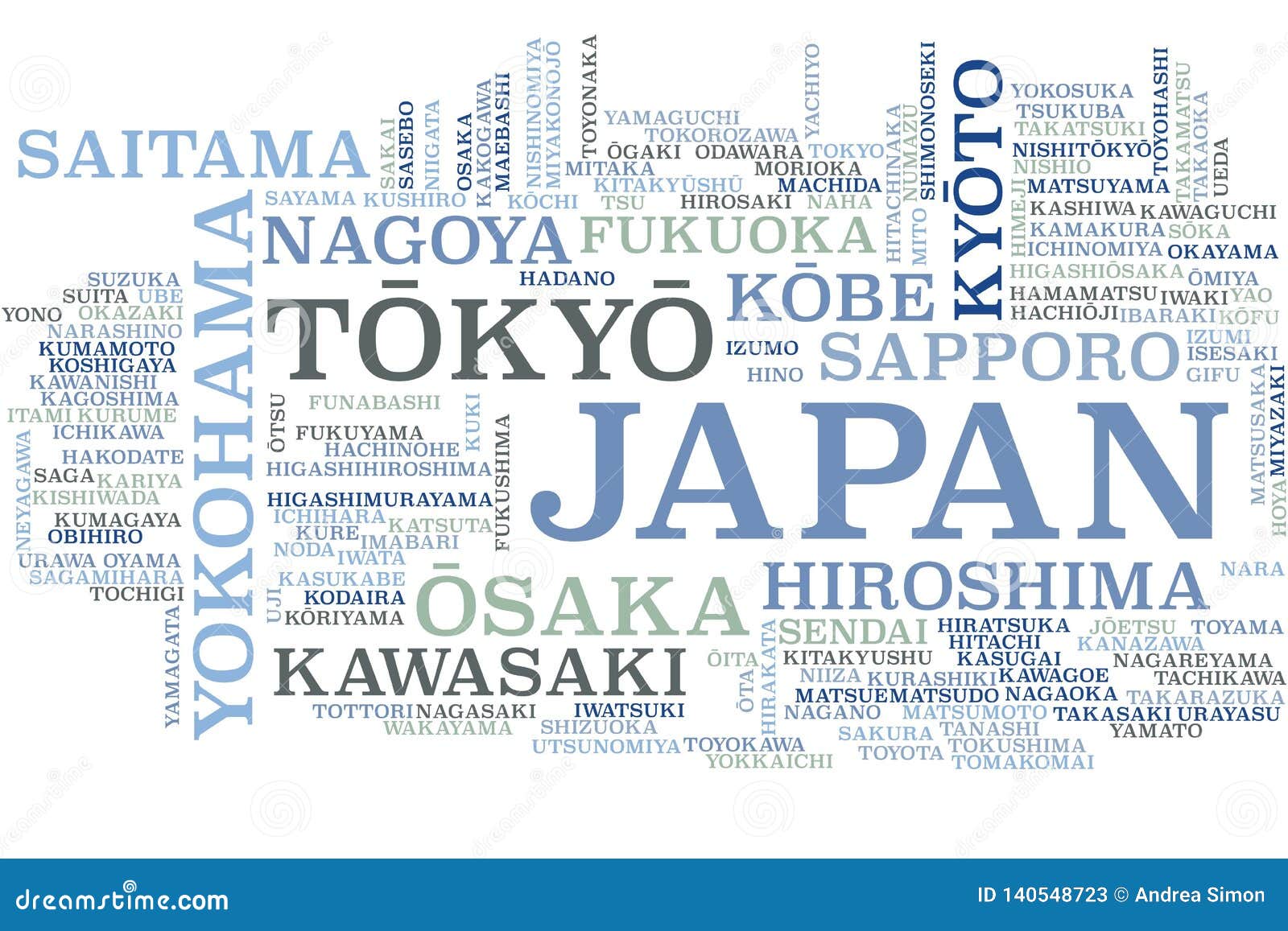 Japan word cloud stock illustration. Illustration of keyword 140548723