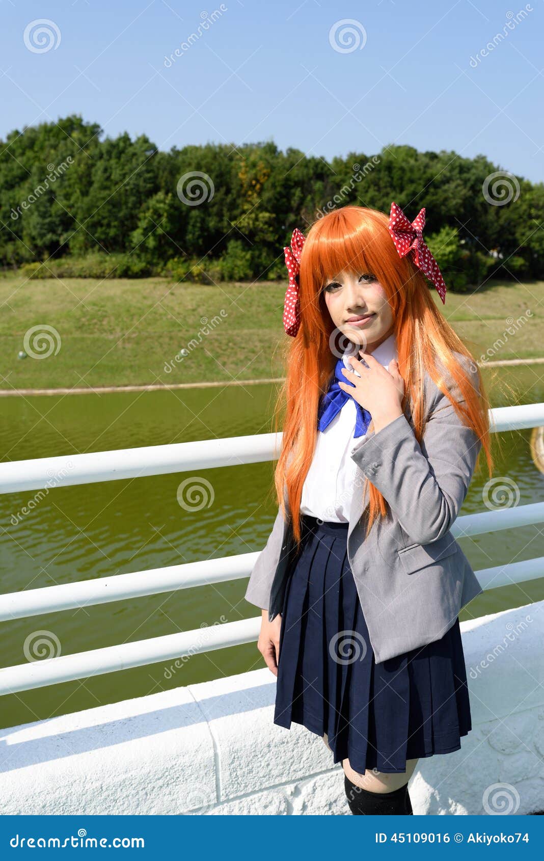 Japanese Anime Character Cosplay Girl Editorial Photo