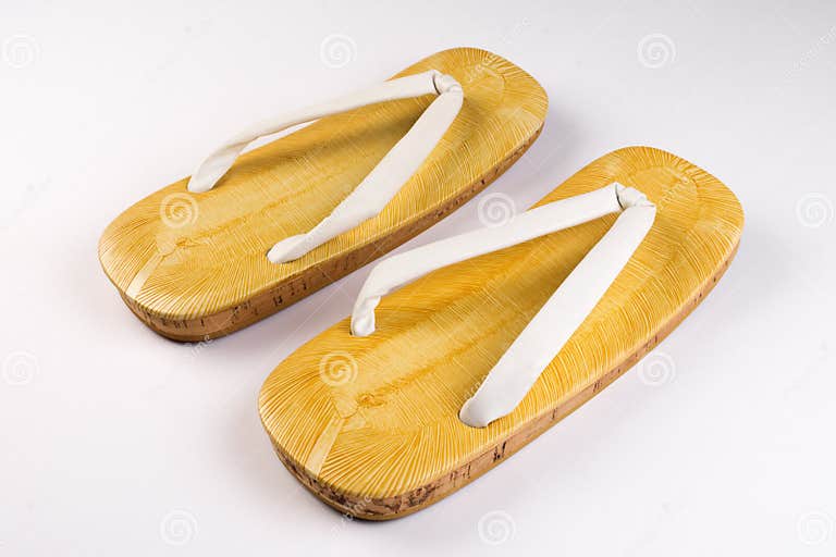 Japanese bamboo slippers stock photo. Image of accessory - 83002400