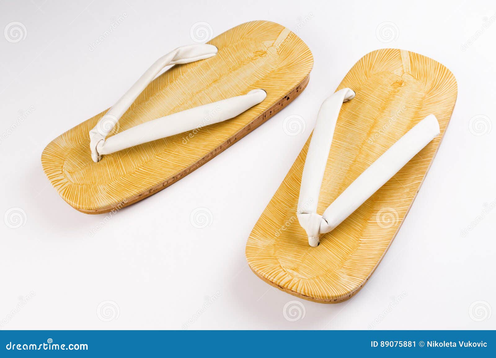 Japanese bamboo slippers stock image. Image of traditional - 89075881