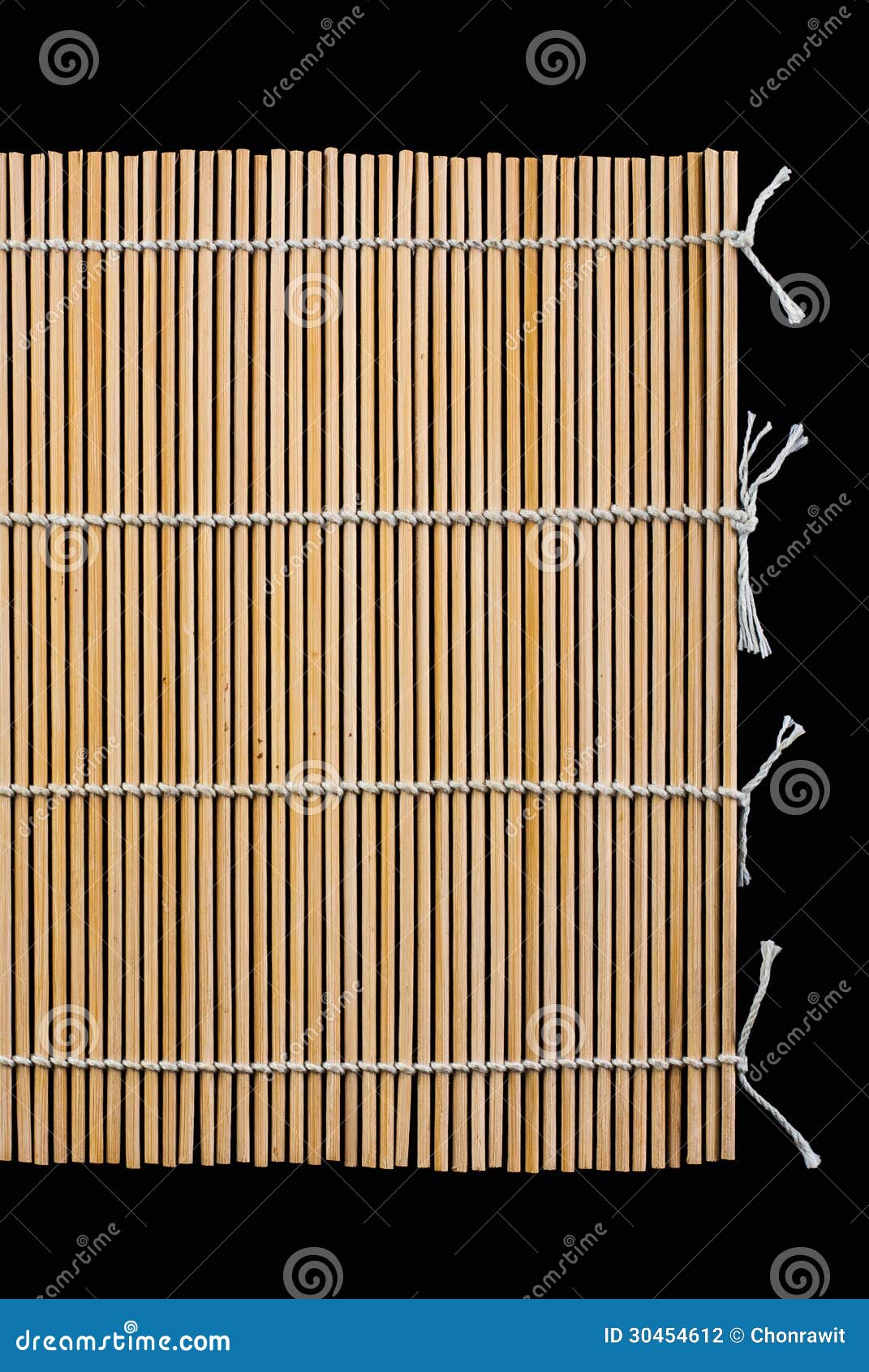 Japanese bamboo sushi mat stock photo. Image of sushimat 30454612