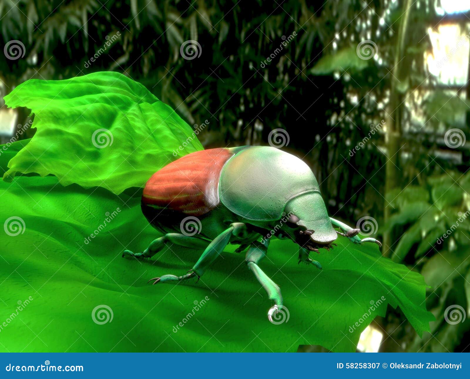 japanese beetle 3d model