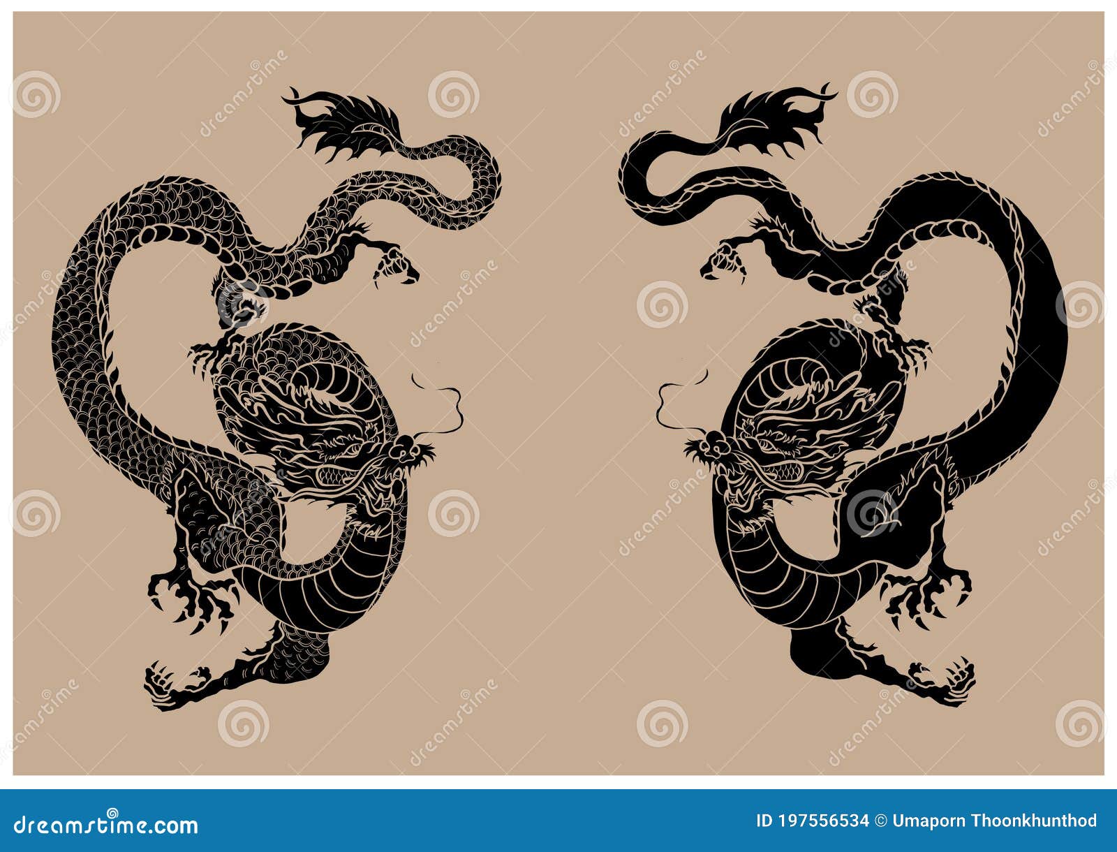 Chinese Dragon Tattoo Gold Stock Illustrations – 2,273 Chinese Dragon Tattoo  Gold Stock Illustrations, Vectors & Clipart - Dreamstime