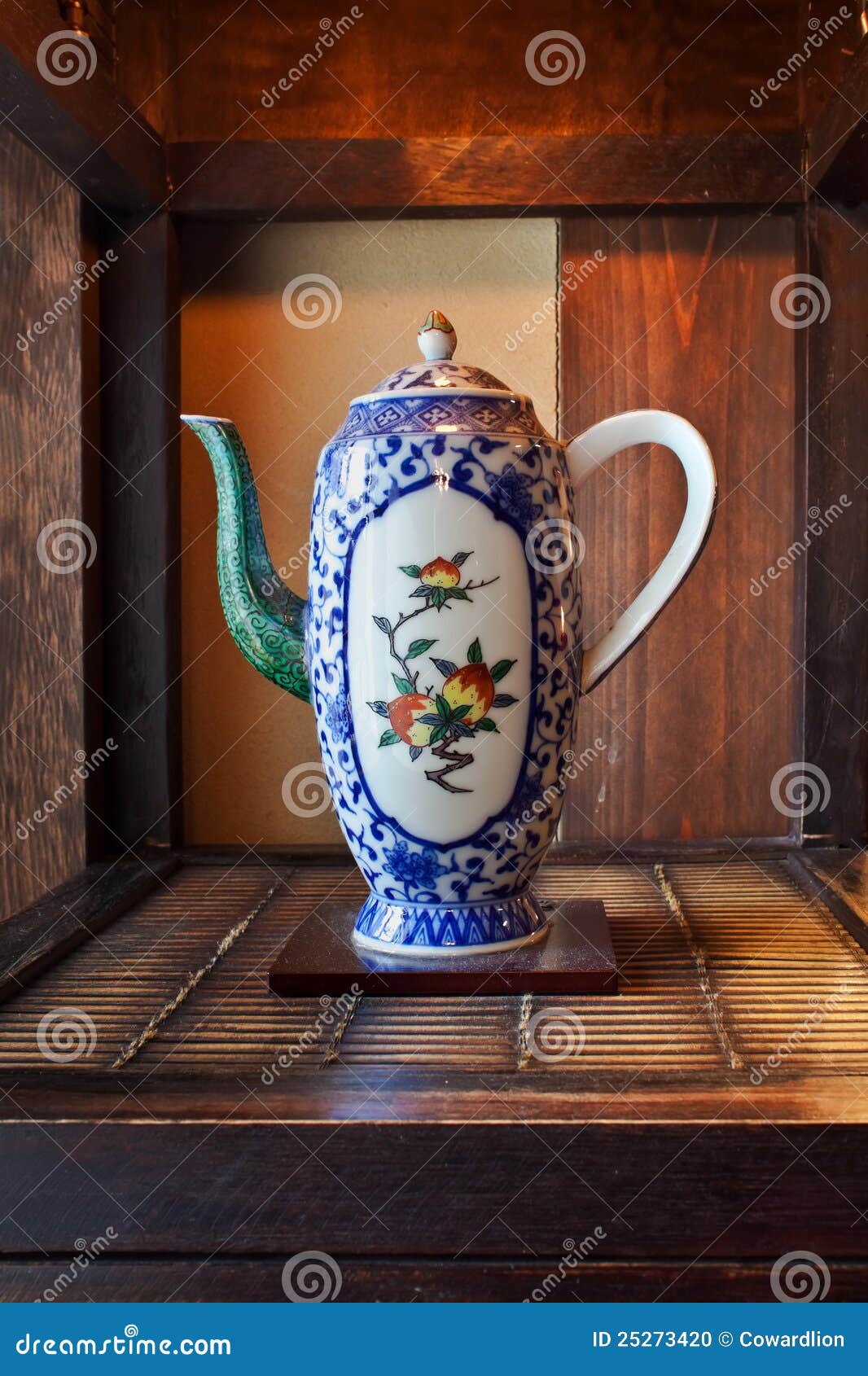 Japanese Ceramic Teapot stock photo. Image of pottery 25273420