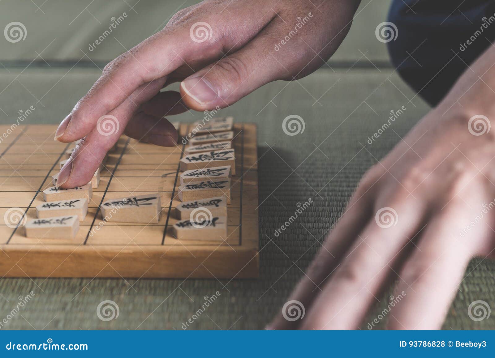 Japanese Chess Strategy Board Games in Japan Stock Photo Image of