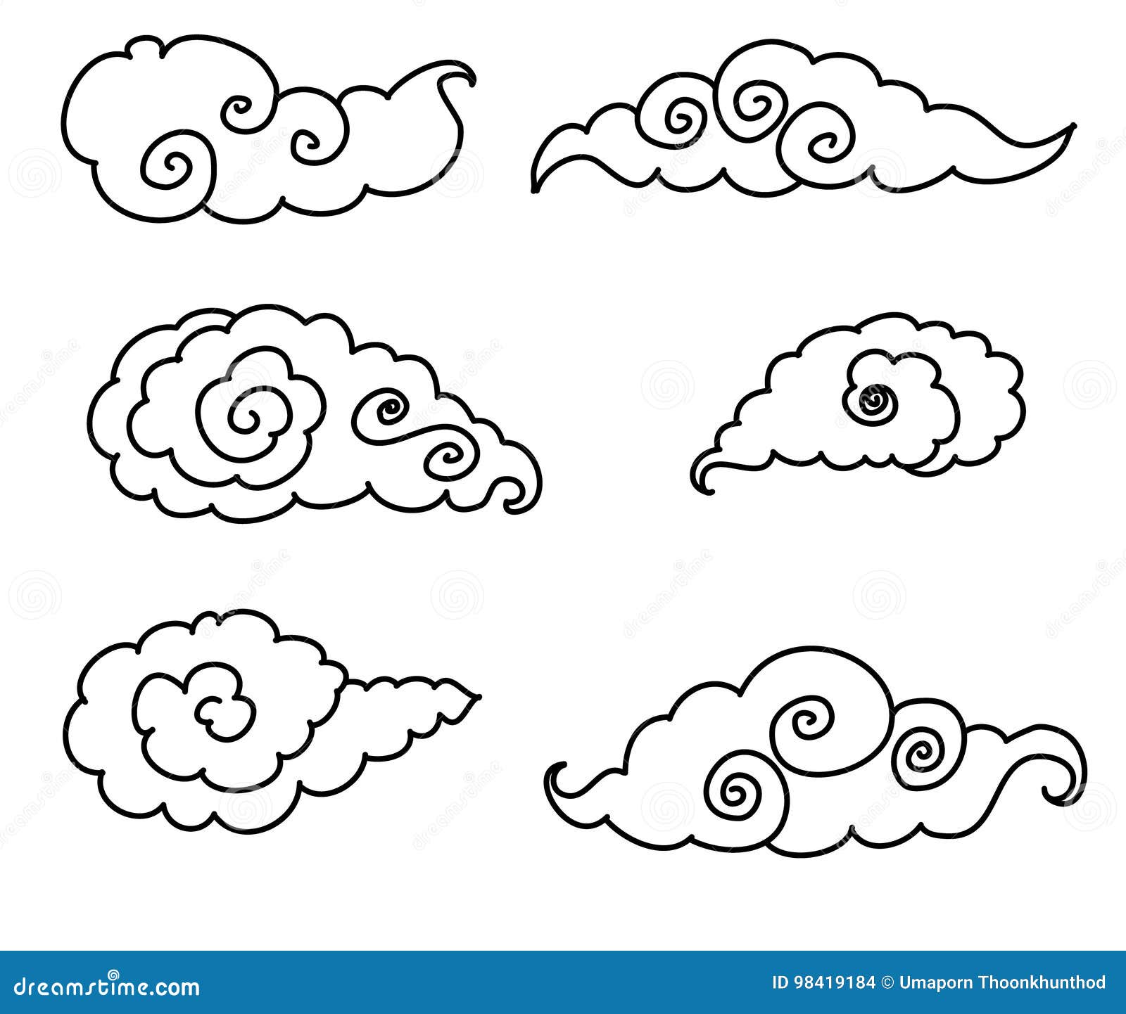 Blackwork Clouds Tattoo Idea  BlackInk AI