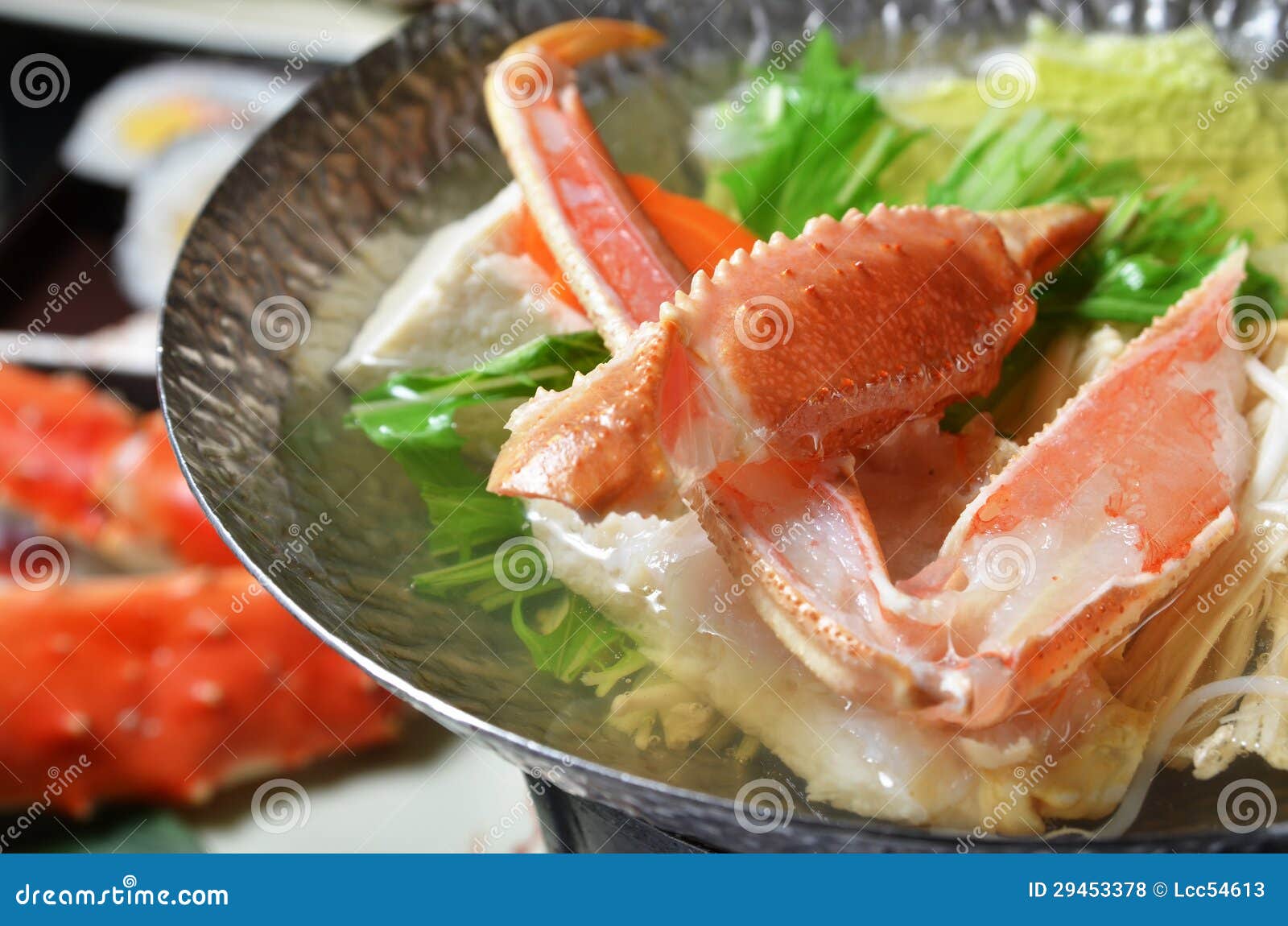 Japanese crab dishes stock photo. Image of cooked, tasty 29453378