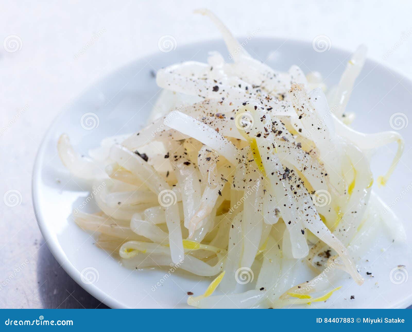 Japanese Cuisine, Bean Sprouts Salad Stock Image Image of sprouts