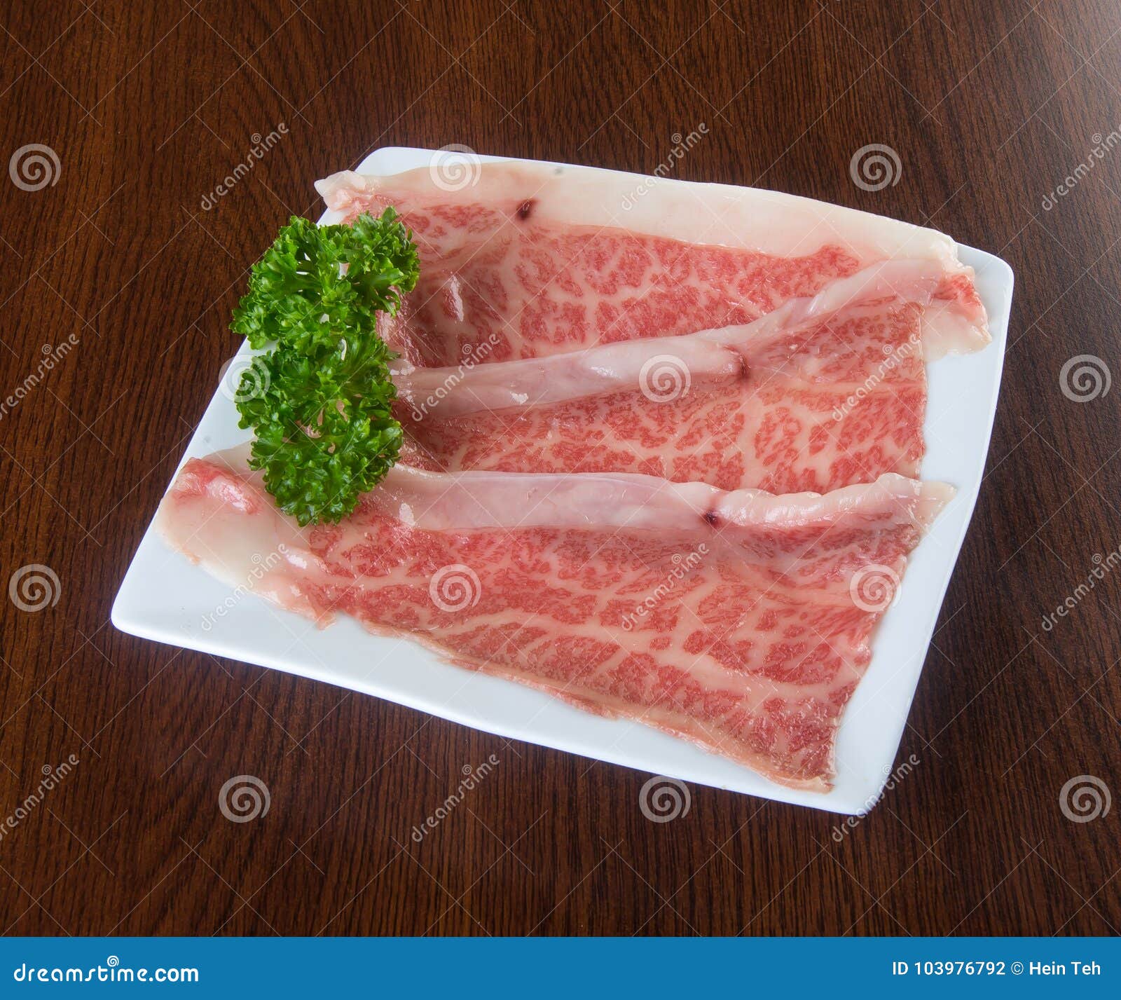 Japanese Cuisine. Beef Slice on the Background Stock Photo Image of