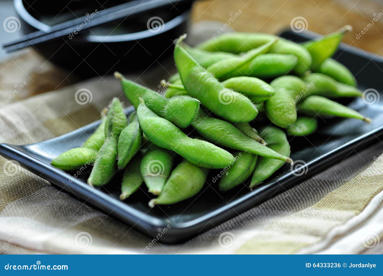 Japanese Cuisine Edamame Bean Stock Photo Image of dining, green