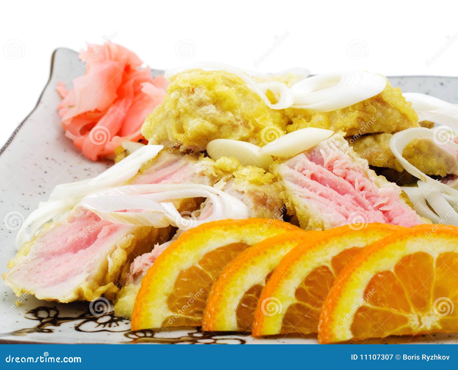 Japanese Cuisine Salad stock image. Image of seafood 11107307