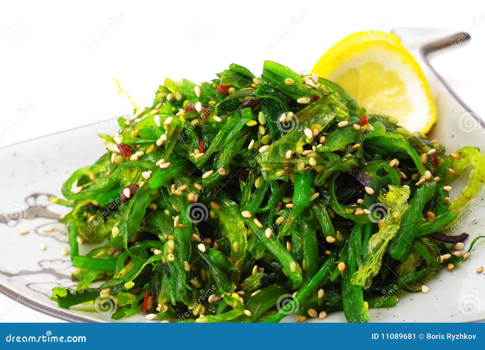 Japanese Cuisine Salad From Seaweed Stock Image Image 11089681