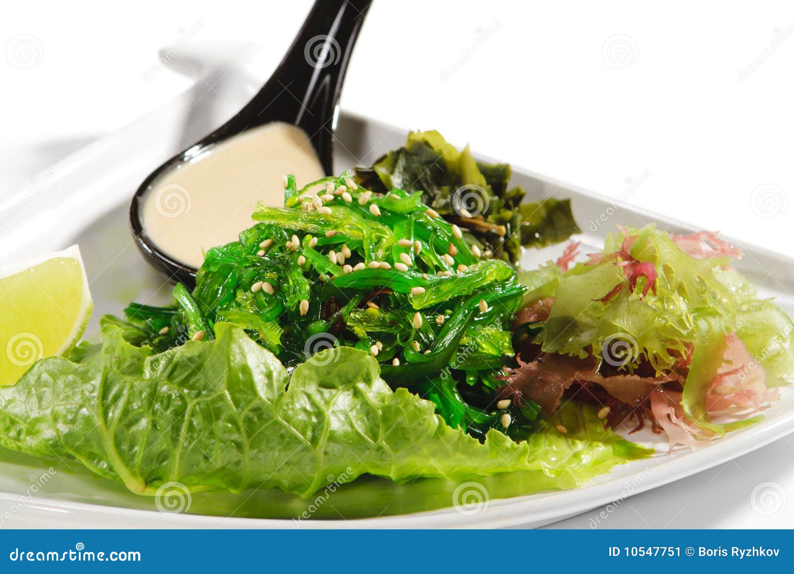 Japanese Cuisine Seaweed Salad Stock Image Image of diet, health 10547751