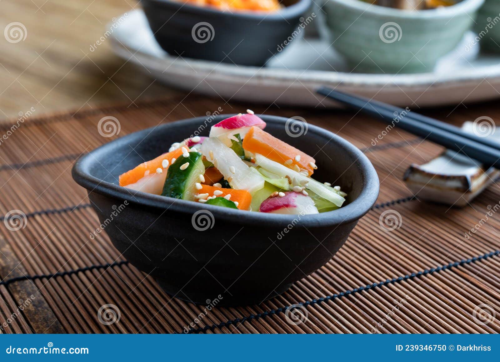 Japanese Daikon Radish Salad Stock Photo Image of cuisine, diet