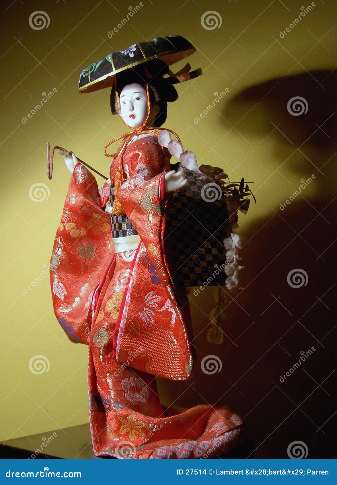 Japanese doll stock photo. Image of symbol, kimono, japan - 27514