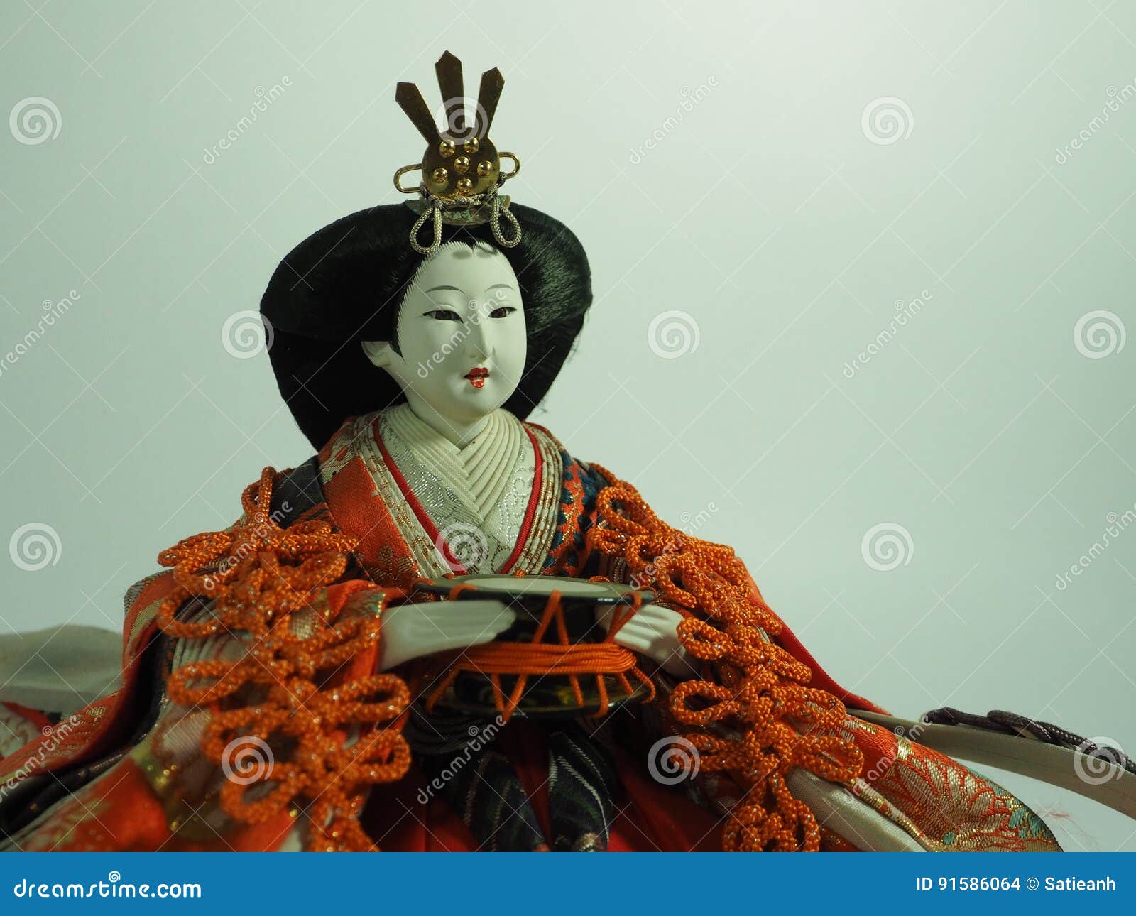 Japanese doll. stock photo. Image of doll, tradition - 91586064